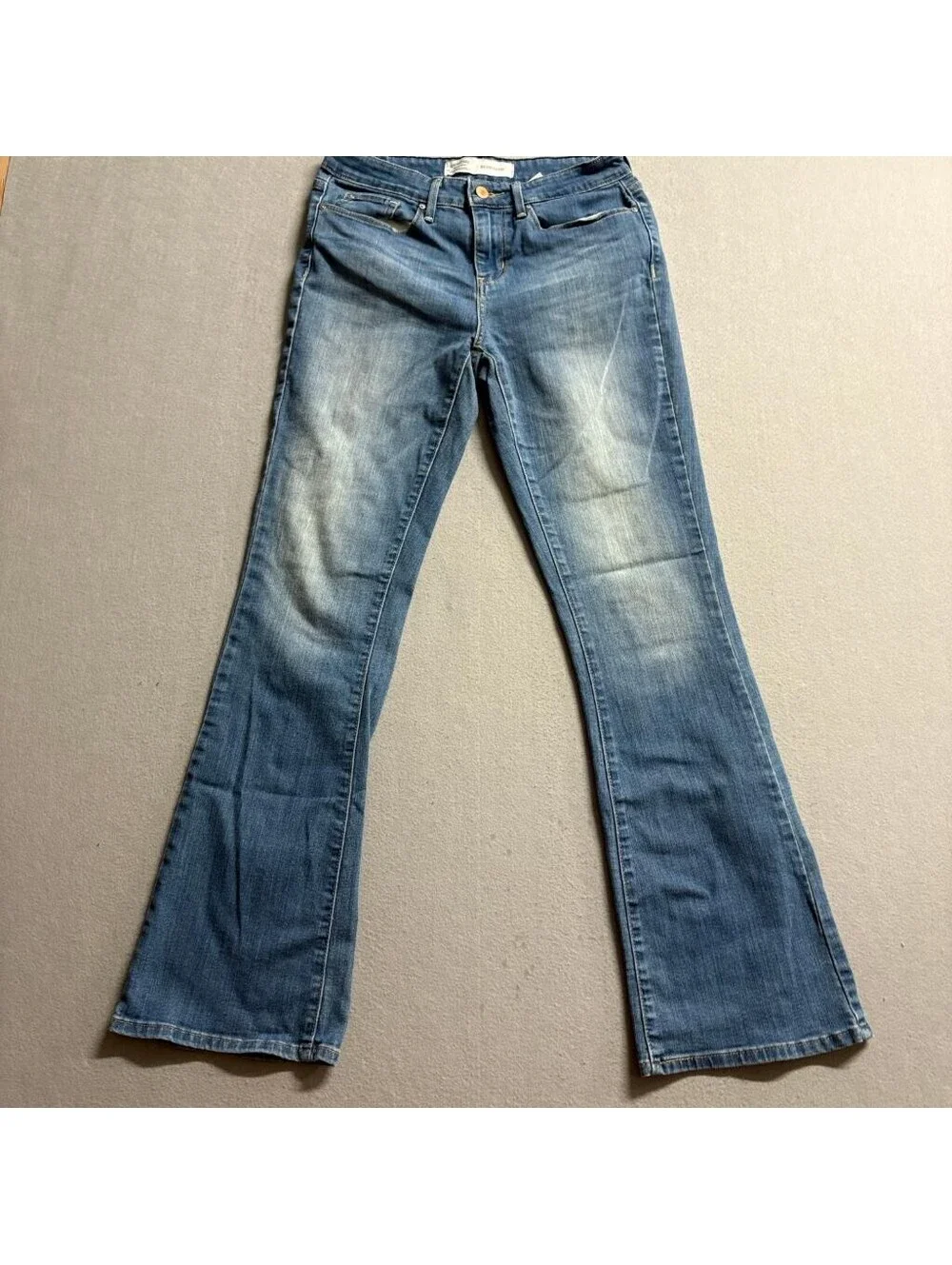 Signature by Levi Strauss Co Womens Mid Rise Bootcut Jeans Size 4M W27 L32 Blue